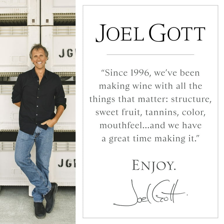Joel Gott 815 Cabernet Sauvignon California Red Wine, 750 ml Glass