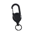 thumbnail image 4 of Almencla Porte-Clés Rétractable 23.6 Pouces Porte-Badge en Acier pour Randonnée Pêche Noir, 4 of 8