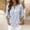 Light Blue, variant on Cotton Linen Tops for Women Vertical Striped Summer Linen Shirts Casual Button Down 2026 Short Sleeve Gauze Top Blouse Shirts Red S