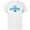 White, variant on Disney and Pixar’s Monsters University Scarers 13 Collegiate- Short Sleeve Cotton T-Shirt for Adults - Customized-White
