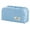 Blue, variant on CCOCC Cute Pencil Case,Color Match Pencil Bag,Mild Texture Pencil Case,8.7"X3"X4.4",Style1