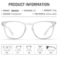 thumbnail image 3 of Lunettes de Sécurité Élégantes, Lunettes de Protection Anti-Buée et Anti-Rayures Transparentes pour Hommes et Femmes, 3 of 8