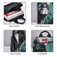 thumbnail image 3 of Yiaed Underwater Dinosaur Shark Print Lightweight Backpack Travel Backpacks Hiking Daypack for Women Men, 3 of 5
