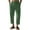 Army Green, variant on lmcalzta Linen Pants for Men Casual Lightweight Drawstring Plus Size Beach Summer Lounge Pants with Pockets,Xs-4XL