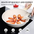 thumbnail image 4 of GiPP Nonstick Deep Frying Pan 9.5 Inch Saute Pan with Lid,Easy to Clean,Compatible with All Stovetops,with Heat-Resistant Handle, 4 of 7