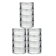 Eye Cream Box Travel Containers for Toiletries Refillable Bottles Size Filling Plastic 3 Sets