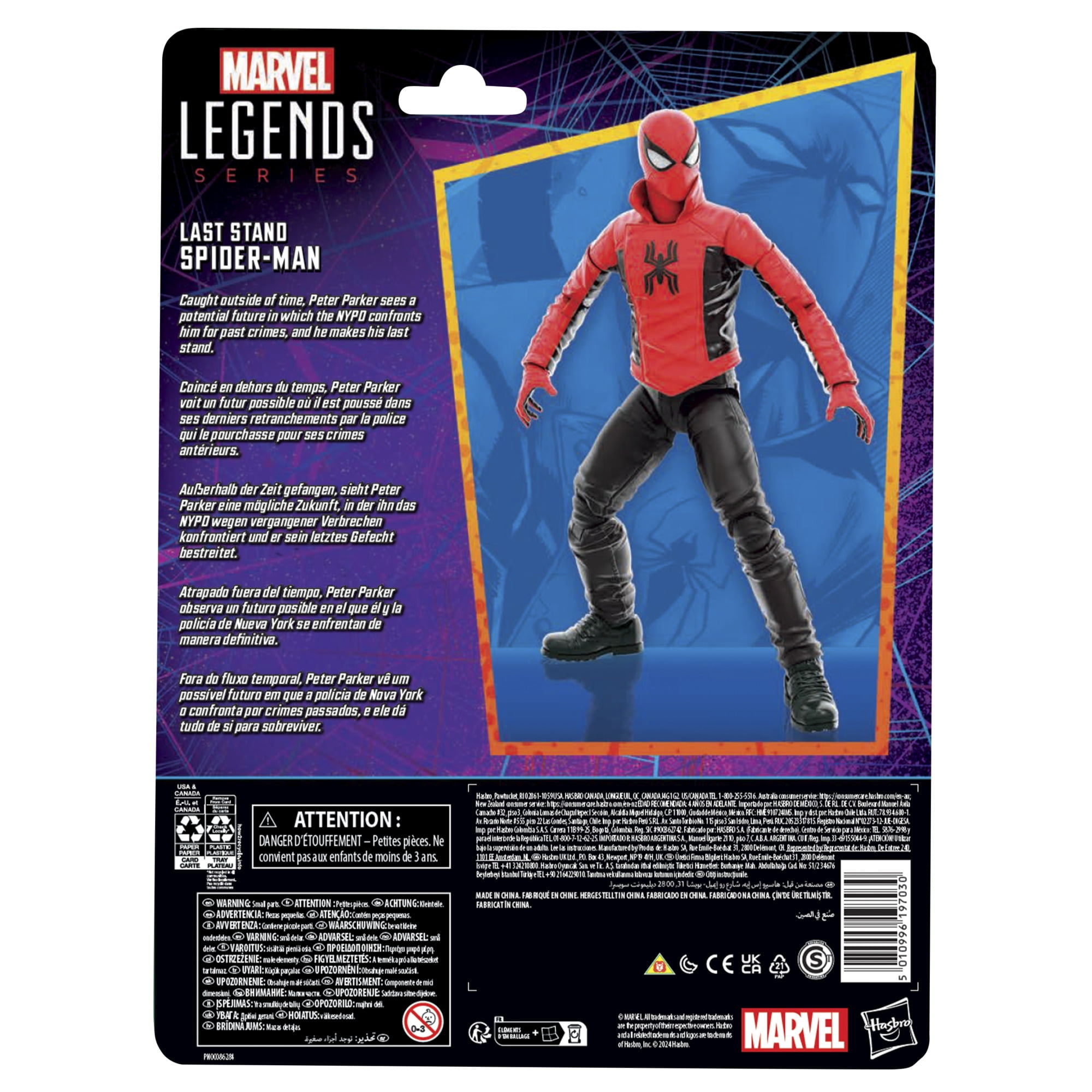 Marvel Legends Series Last Stand Spider-Man, 6" Comics Collectible Action Figure