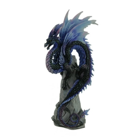 - Andrew Bill Sapphire Sentinel Hand Painted Blue Dragon Statue