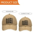 thumbnail image 2 of Prolriy Baseball Cap Hats for Men Women Parent Child Hat Mother and Child Daughter Son Baby Family Hat Retro Baseball Cap Snap Cap Trucker Hat Black, 2 of 2