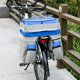 thumbnail image 3 of Soidarity Bolsa para bicicleta resistente al desgaste, resistente al agua, alforja para bicicleta, cremalleras dobles sólidas, estante trasero, ciclismo Ciclismo Gris azulado Soidarity  OD029691-03, 3 of 6