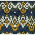 thumbnail image 4 of oneOone Organic Cotton Poplin Twill Fabric Diamond & Swirl Ikat Printed Fabric 1 Yard 42 Inch Wide, 4 of 4