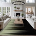 thumbnail image 4 of Rectangle Area Rugs 5 x 8 Ft, Sage Green Black Ombre Non-Slip Residential Carpet, Modern Abstract Striped Gradient Indoor Crawling Mats Runner Rugs for Living Room/Dining Room/Bedroom, 4 of 9