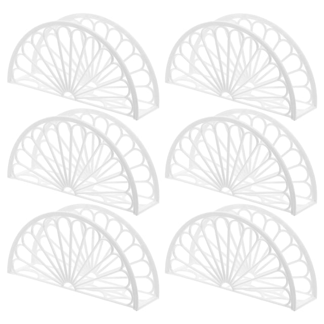 6 servilleteros modernos de papel para mesa de comedor y cocina