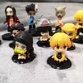 thumbnail image 2 of Figura de Anime Kawaii Demon Slayer, Nezuko, Tanjirou, Zenitsu, Inosuke, Kyoujurou, Kimetsu No Yaiba, muñeca Q, modelo de PVC, regalos, Juguetes Fivean Figuras de anime, 2 of 2
