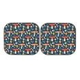 thumbnail image 7 of Xecao Colorful Mushrooms for Foldable Car Sun Shades (2-Pack) offer sun protection with an easy-fold design for convenient windshield shading., 7 of 7