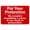 Warning Sign 1, variant on Forklift Traffic Keep Clear Sign NO.28921 - 8"x12" Metal Tin Sign, Clear Warning for Home Business, Warehouse, Forklift Zone, Traffic Safety