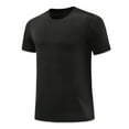 thumbnail image 3 of cfhntfmh Short Sleeve Shirts for Men Summer Breathable Round Neck Quick Dry Workout T-Shirt Casual Comfy Tees, 3 of 5