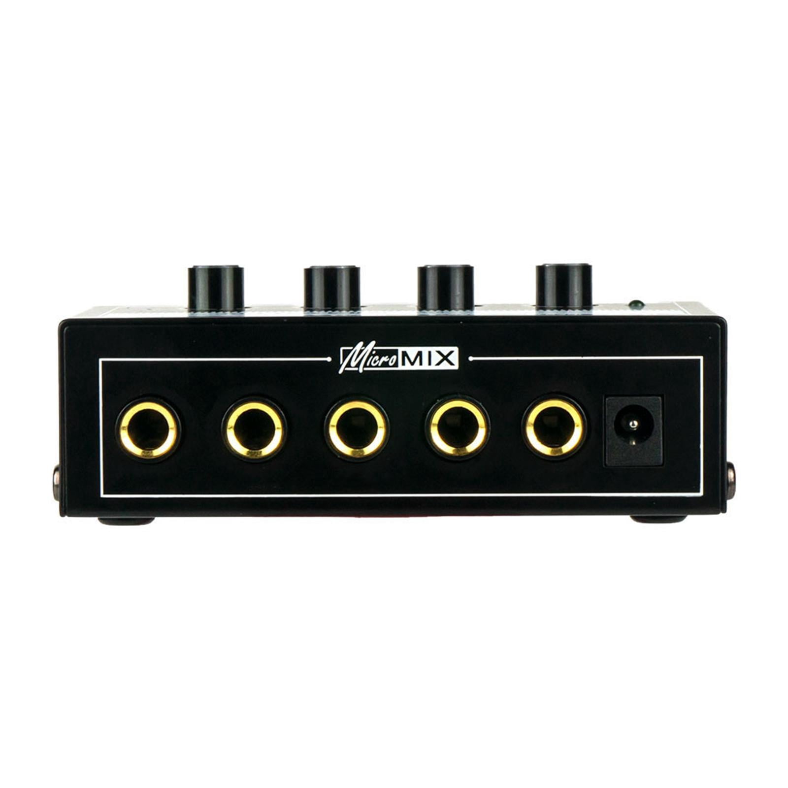LeeQinersw Sound Mixer Volume Control Audio Sound Mixer for Microphone Keyboards Bass