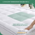 thumbnail image 4 of Cubrecolchón GRT Pillowtop king Size con funda de bambú, 4 of 7