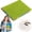 Green, variant on 1 Pack Glue-Bound Composition Notebooks, 8.27" X 5.71", A5, Lined Campus Notebooks, College Ruled Notebook Journal Notebook for Women Work Study Note Taking Black