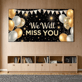 thumbnail image 7 of Decorative Design Farewell Banner Balloon Decoration Goodbye Party Decoration Confetti Background Farewell Banner for Farewell Party Office Event Colleague Goodbye, 7 of 7