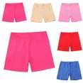 thumbnail image 4 of AJZIOJIRO Kids Girls Bike Shorts Dance Shorts Toddler Biker Under Dress Multi-Color 1Pack 5-14T, 4 of 9