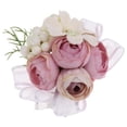 thumbnail image 4 of Paquete de 2 a 12 pulseras de ramillete para damas de honor, flores de mano, suministro de boda, loto 12 piezas Sunnimix ramillete de flores, 4 of 8