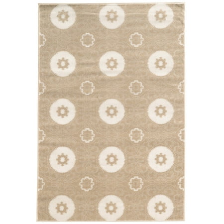 

Prisma Karma Light Beige And White 5.3X7