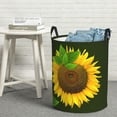 thumbnail image 6 of Sikiie Sunflower3 Print Round Dirty Clothes Basket, Waterproof Standing Foldable Storage Basket, for Laundry Room, Bedroom, Bathroom Storage-Medium, 6 of 6
