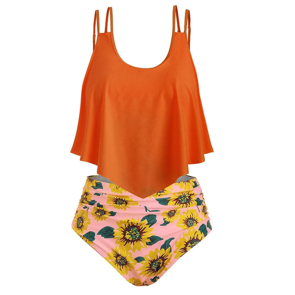Frostluinai Savings Clearance Swimsuits for Women Two Piece Bathing