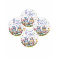 thumbnail image 7 of 13 Inch Round Placemats Set of 4, Easter Gnomes Bunnies Non Slip Heat Insulation PP Table Mats, Spring Easter Eggs Floral Leaves Washable Place Mats for Kitchen Dining Party Table Decor, 7 of 7