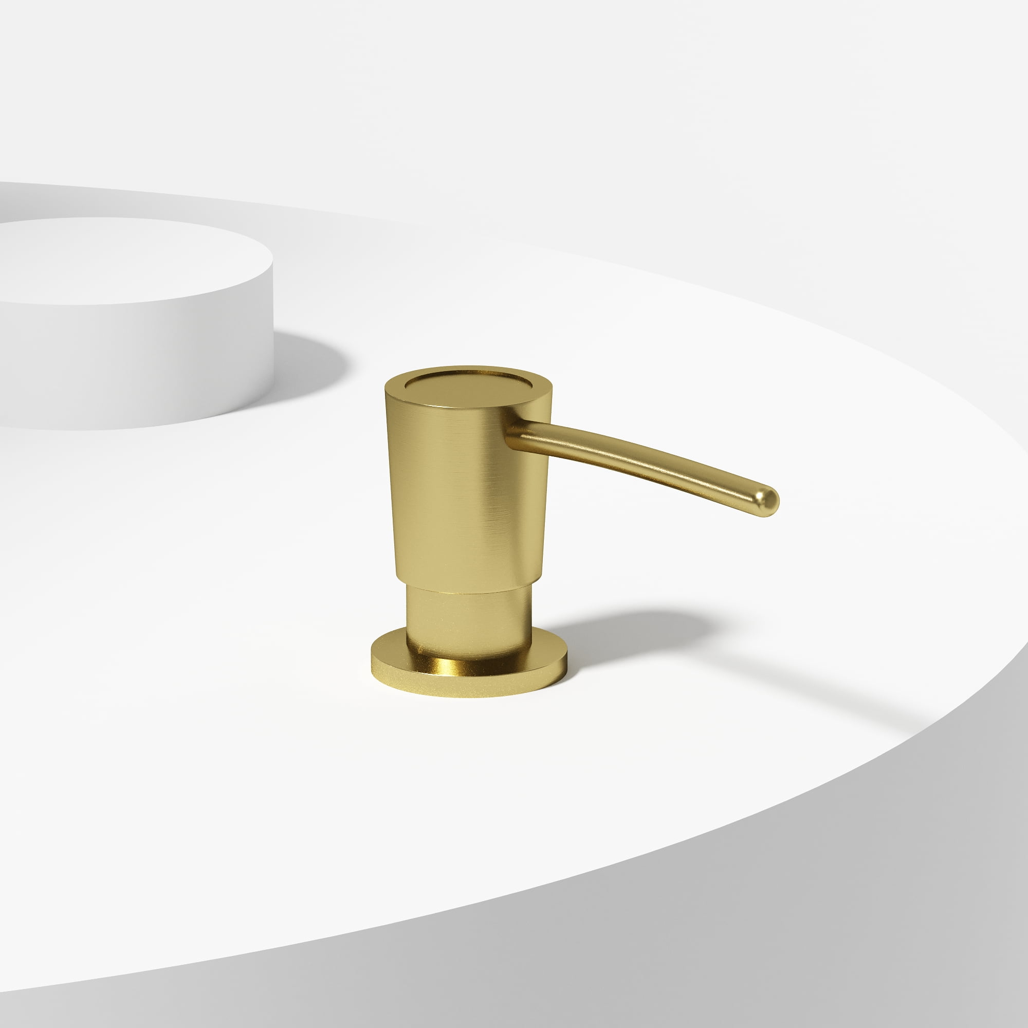 Vigo Kitchen Soap Dispenser In Matte Brushed Gold