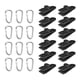 thumbnail image 2 of 10/12 piezas de clips para lona resistentes y resistentes al viento, abrazaderas para toldo, pinzas para tienda de campaña, para acampar Clip de 12 piezas + mosquetón, 2 of 9