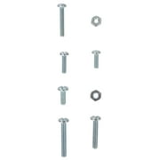 Hyper Tough 182-Piece Zinc Plated, Machine Screw and Nut Assortment with Storage Case, 3304