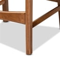 thumbnail image 2 of Baxton Studio Katya Brown Finished Wood 2-Piece Counter Stool Set, 2 of 8