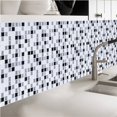 thumbnail image 6 of ABODELINE 4 x 4inchx10Pcs 3D Mosaic Vinyl Backsplash Tiles, Self-Adhesive Peel and Stick Subway Tile Stickers Stick on Wall Tiles for Kitchen Bathroom Decor, 6 of 6