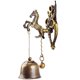 thumbnail image 3 of Retro Metal Doorbell Chime, Magnetic Hanging Bell for Shop, Durable Wind Chime with Charming Horse Design for Housewarming, 3 of 4
