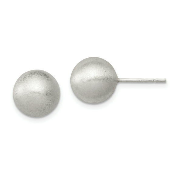 Sterling Silver Polished Laser-cut Post Earrings QE11754