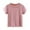 Pink, variant on LIIPEE Boys Girls T-Shirts Summer Breathable Casual Short Sleeve Solid Color Round Neck Tshirs Boy Leisure Beach Tee Shirts,Blue,18-24 Months