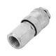 thumbnail image 3 of Rosca hembra? Manguera de aire Conexión de tubería Conector de acoplamiento Adaptador de junta Accesorio 1/4" BSPT (#02), 3 of 8