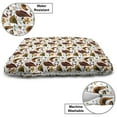 thumbnail image 3 of Animal Pet Bed, Funny Various Chickens Eggs and Flowers Cartoon Rural Farm Elements, Chew Resistant Pad for Dogs and Cats Cushion with Removable Cover, 24" x 39", Multicolor, by Ambesonne, 3 of 4