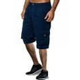 thumbnail image 2 of Orqqct Men Solid Color Button Fly Multi Pockets Casual Cargo Shorts, 2 of 4