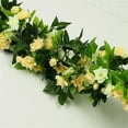 Realistic Fake Flowers,2 Packs Of Artificial Flower Wreath 230 cm Silk