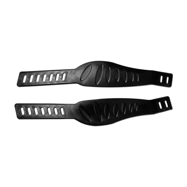 Lipstore 2Pcs Exercise Bike Pedal Straps Heavy Duty Replacement for Gym Cycle Workout Black