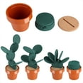 thumbnail image 4 of XingJian LLC Potted Cactus Heat Insulation Coasters - Novelty Table Decoration, 4 of 10