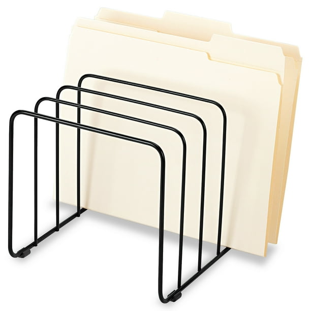 Fellowes Wire Vertical File, 5 Sections, Letter to Legal Size Files, 10