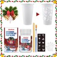 thumbnail image 3 of 3.5 oz Frosted Etch Starter Kit for Glass, Glassware Etching Kit Creates Permanent Etched Patterns, Glass Etching Starter Medium for Intricate Designs, Art Mirrors Frosted Tool for Mirrors Windows, 3 of 8