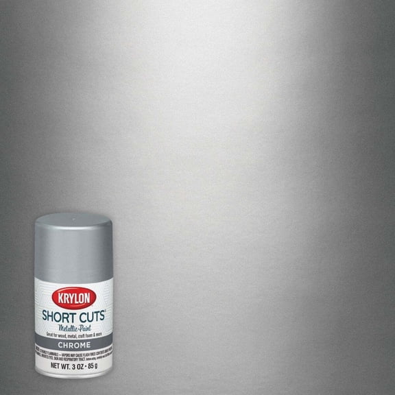 Krylon Short Cuts Spray Paint, Chrome