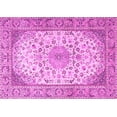 thumbnail image 1 of Ahgly Company Indoor Rectangle Medallion Pink Traditional Area Rugs, 5' x 8', 1 of 4