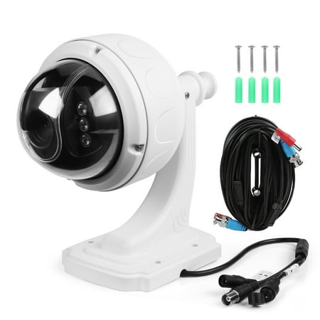 - WALFRONT 6pcs Infrared LEDs AHD 1080P Wireless 5XZOOM Professional Grade PTZ Security Camera Outdoor PTZ Speed Dome Security Camera, WIFI IP Night Vision IR Cam, Waterproof IR Cam for DVR